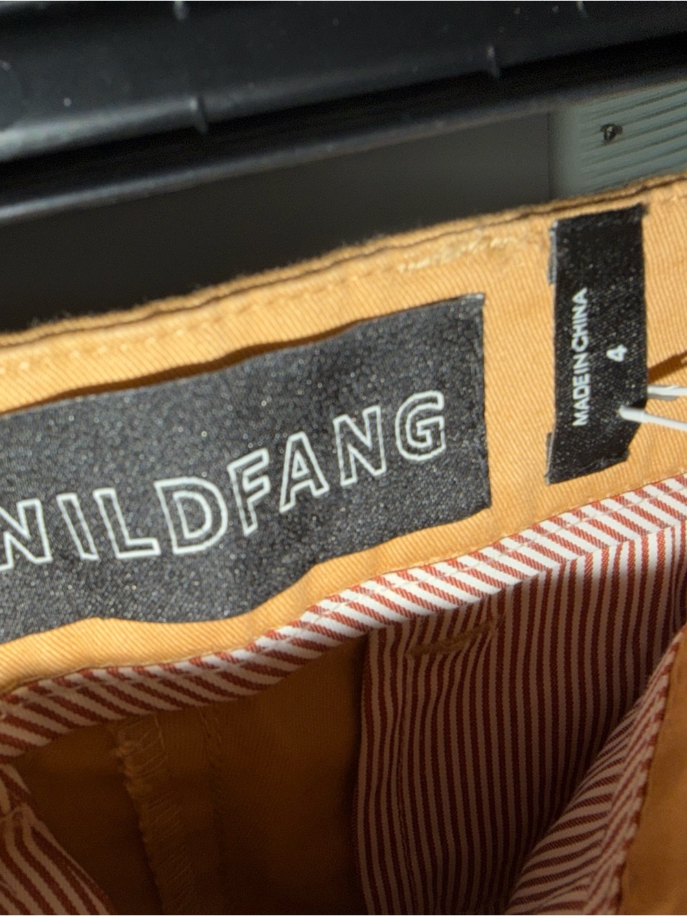 Wildfang Chinos in Camel - Straight Leg - Picture 4 of 6